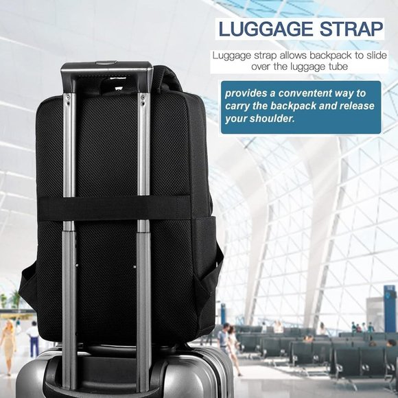 Luxury mens waterproof business Computer usb school backpack bags(1 BackPack Bag - Picture 5 of 13